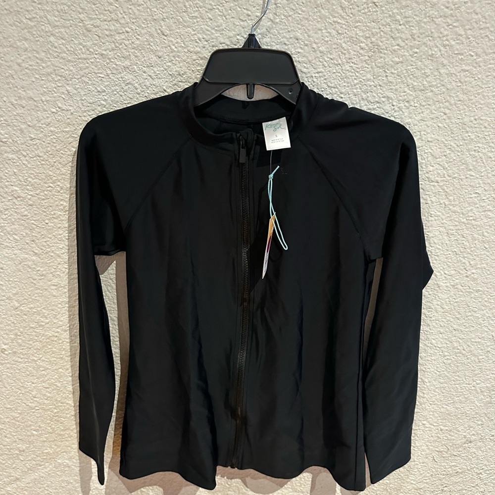 Kona Sol Black Long Sleeve Swim Jacket